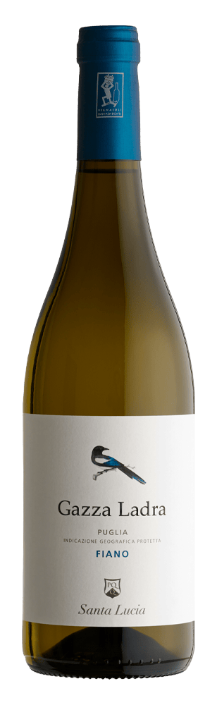 bottiglia di vino bianco gazza ladra