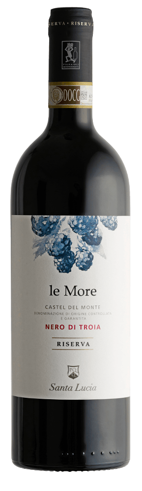 bottiglia rosso le more
