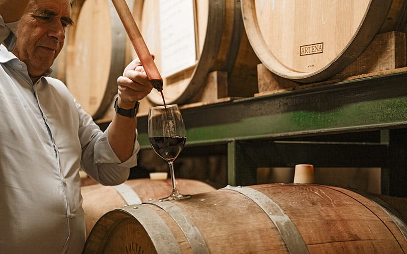 invecchiamento vini in barrique